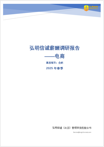 合肥电商行业薪酬调研报告2025